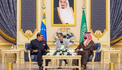 ولي العهد السعودي يلتقي الرئيس الفنزويلي