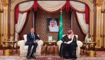 ولي العهد السعودي ووزير الخارجية الأميركي يستعرضان القضايا الإقليمية