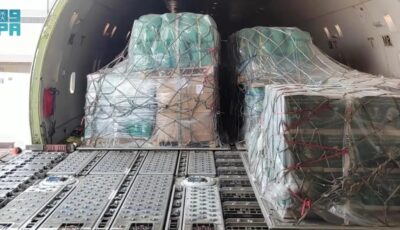 محملة بالمساعدات الإيوائية..الطائرة الإغاثية السعودية الـ 5 تغادر إلى ليبيا