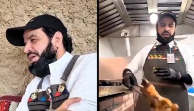 الأمير نايف بن ممدوح بن عبدالعزيز يدير مطعمه الخاص بنفسه .. فيديو