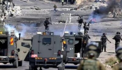 إصابة عشرات الفلسطينيين بالاختناق خلال مواجهات مع قوات الاحتلال